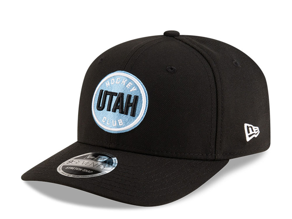 New Era Utah Hockey Club Black 9Seventy Stretch Snapback Hat