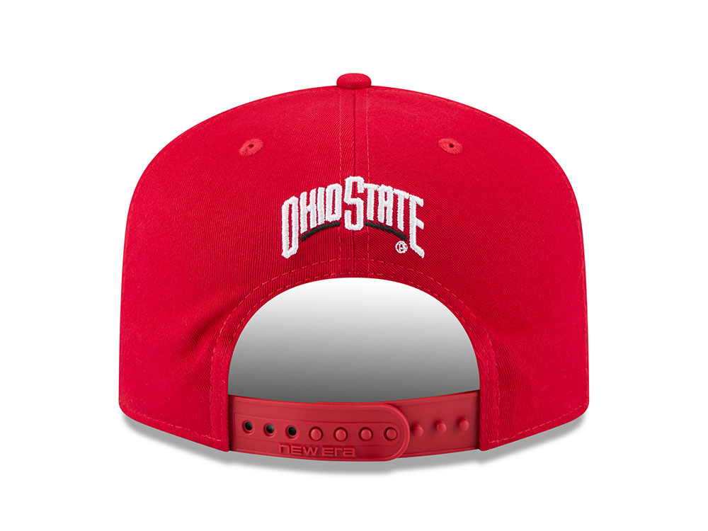 New Era Ohio State Buckeyes NCAA Scarlet 19Twenty Snapback Hat