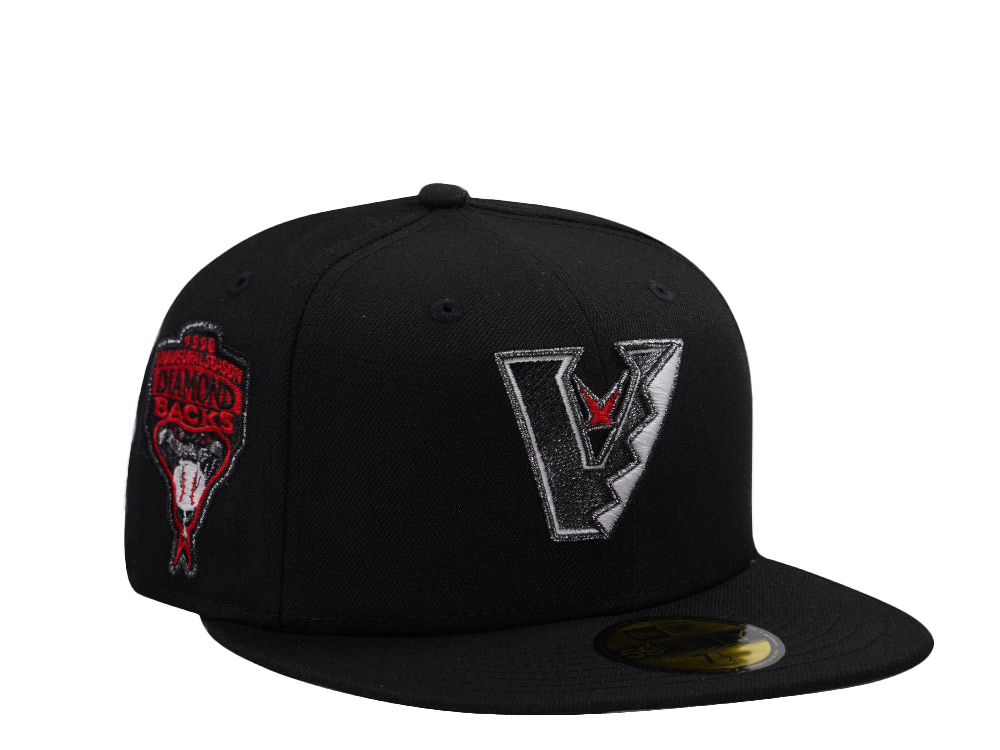 PRE-ORDER New Era Arizona Diamondbacks Inaugural Season 1998 Black Prime Edition 59Fifty Fitted Hat