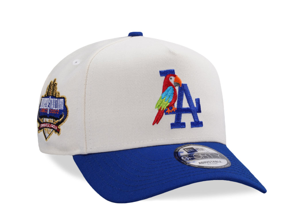 New Era Los Angeles Dodgers 40th Anniversary Chrome Two Tone Edition 9Forty A Frame Snapback Hat