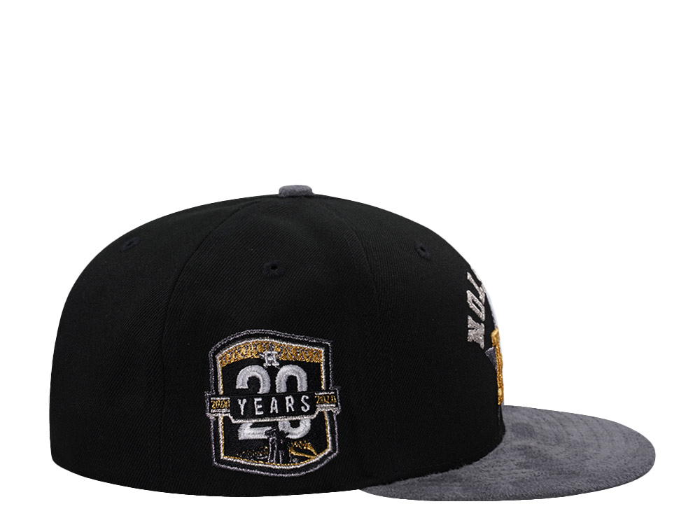 New Era Houston Astros 20th Anniversary Suede Black Two Tone Edition 59Fifty Fitted Hat