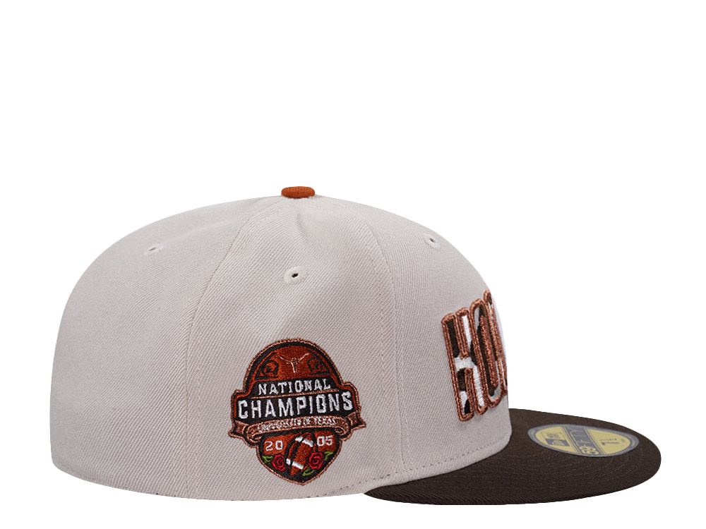 New Era Texas Longhorns Champions Stone Two Tone Edition 59Fifty Fitted Hat