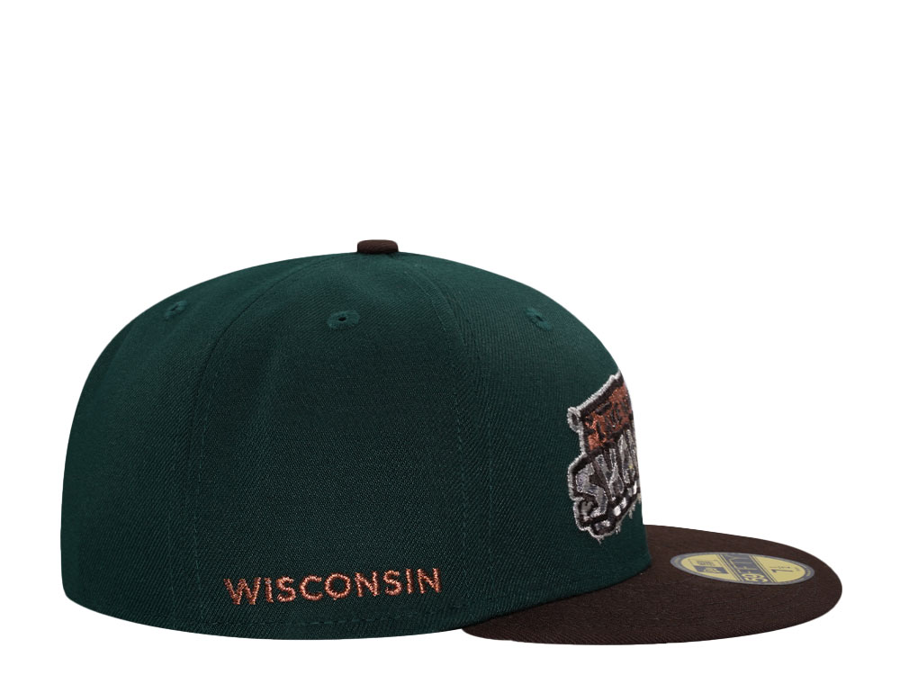 New Era Lake Winnebago Shantymen Forest Two Tone Edition 59Fifty Fitted Hat