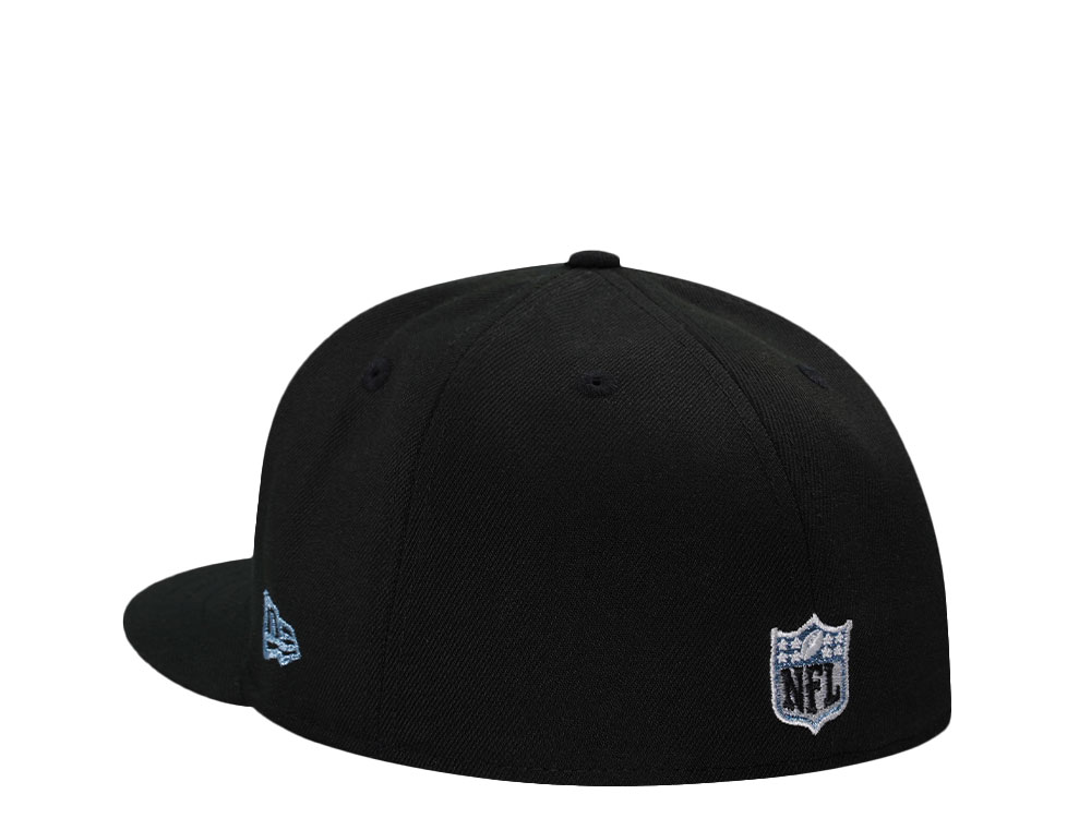 New Era Detroit Lions Throwback Script Metallic Edition 59Fifty Fitted Hat