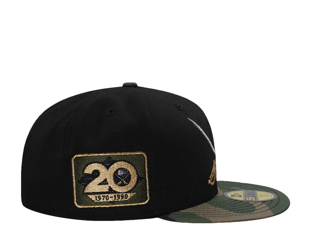 New Era Buffalo Sabres 20th Anniversary Black Camo Prime Edition 59Fifty Fitted Hat