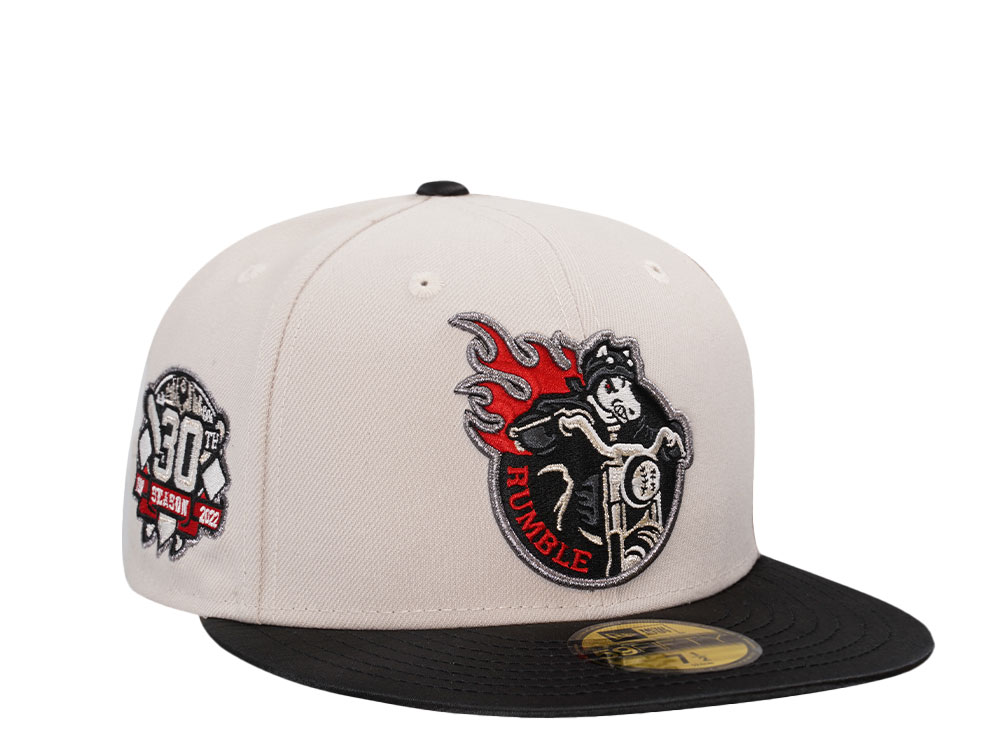 New Era Binghamton Rumble Ponies 30th Seasons Satin Brim Two Tone Edition 59Fifty Fitted Hat