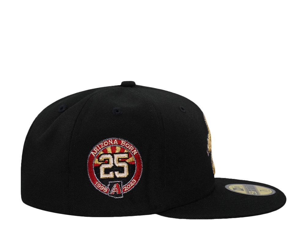 New Era Arizona Diamondbacks 25th Anniversary Serpientes Black Prime Edition 59Fifty Fitted Hat