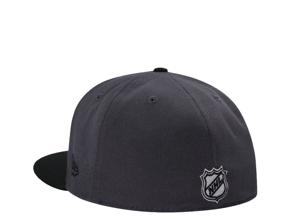 New Era Vegas Golden Knights Inaugural Season Skull Gray Two Tone Edition 59Fifty Fitted Hat