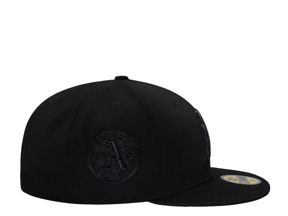 New Era Oakland Athletics World Series 1973 Liquid Titanium Edition 59Fifty Fitted Hat