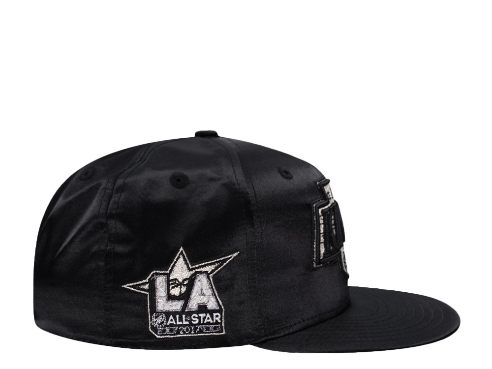New Era Los Angeles Kings All Star Game 2017 Black Satin Throwback Edition 59Fifty Fitted Hat