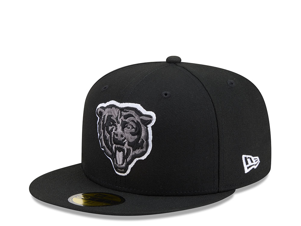New Era Chicago Bears Color Basic Black 59Fifty Fitted Hat