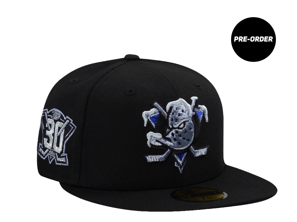 PRE-ORDER New Era Anaheim Ducks 30th Anniversary Frozen Tundra Edition 59Fifty Fitted Hat