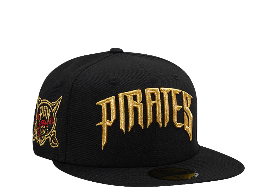 New Era Pittsburgh Pirates National League Debut 1887 Black Prime Edition 59Fifty Fitted Hat