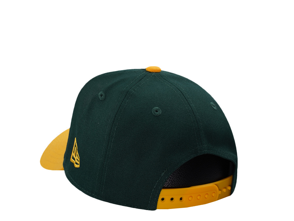 New Era Oakland Athletics 50th Anniversary Kanji Dark Green Two Tone Edition 9Forty A Frame Snapback Hat