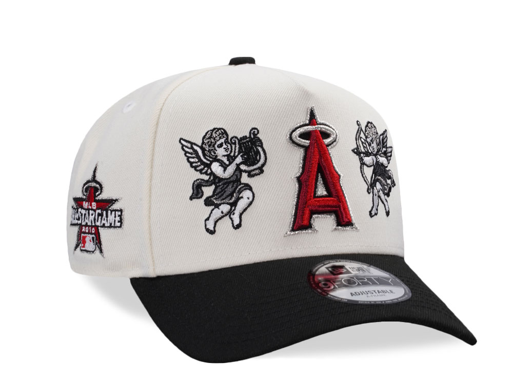 New Era Anaheim Angels All Star Game 2010 Cupid Chrome Two Tone Edition 9Forty A Frame Snapback Hat