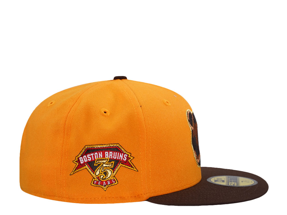 New Era Boston Bruins 75 Years Jersey Two Tone Prime Edition 59Fifty Fitted Hat