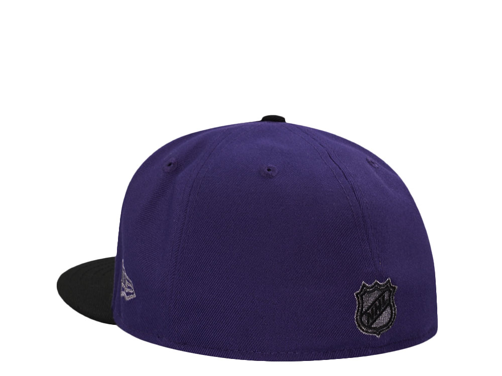 New Era Los Angeles Kings 25th Anniversary Purple Metallic Two Tone Edition 59Fifty Fitted Hat