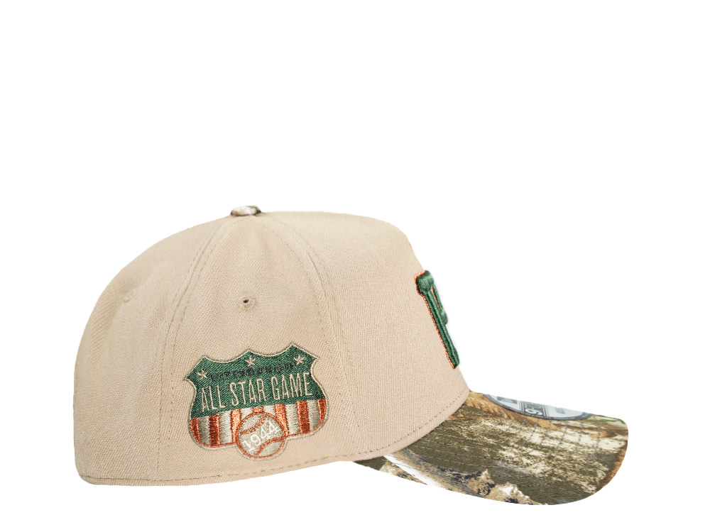 New Era Pittsburgh Pirates All Star Game 1944 Camel Realtree Edition 9Forty A Frame Snapback Hat