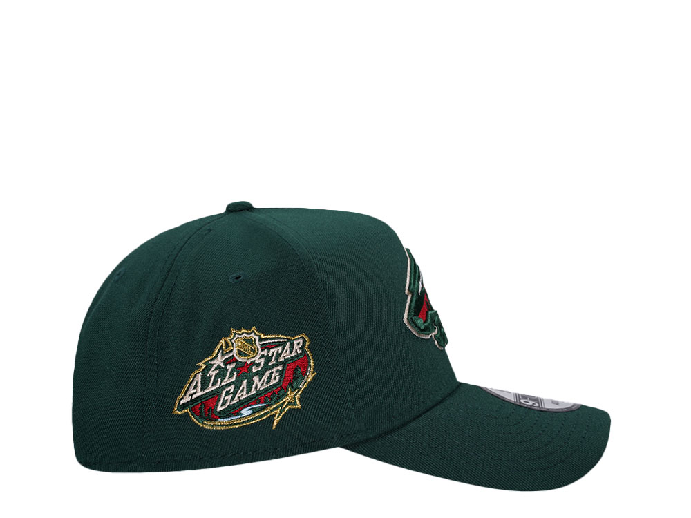 New Era Minnesota Wild All Star Game 2004 Dark Green Edition 9Forty A Frame Snapback Hat