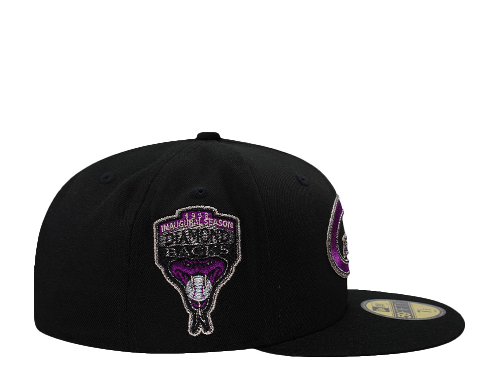 New Era Arizona Diamondbacks Inaugural Season 1998 Black Prime Edition 59Fifty Fitted Hat