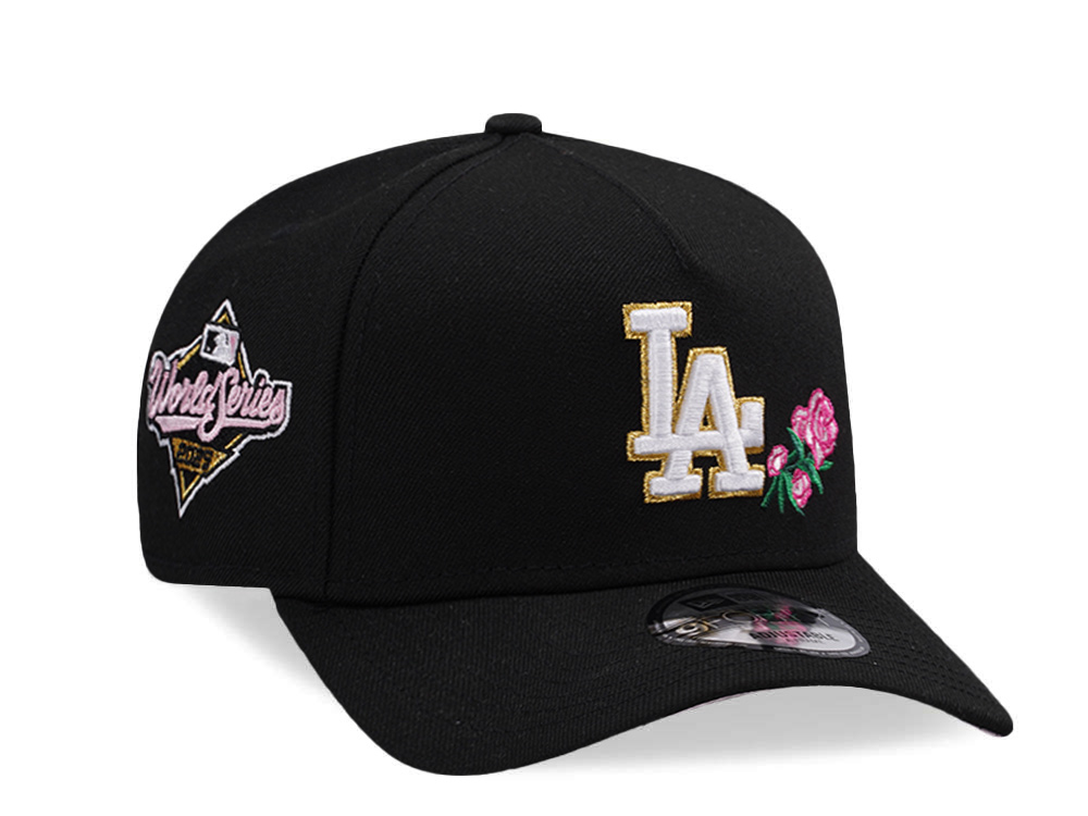 New Era Los Angeles Dodgers World Series 2025 Black Prime Edition 9Forty A Frame Snapback Hat