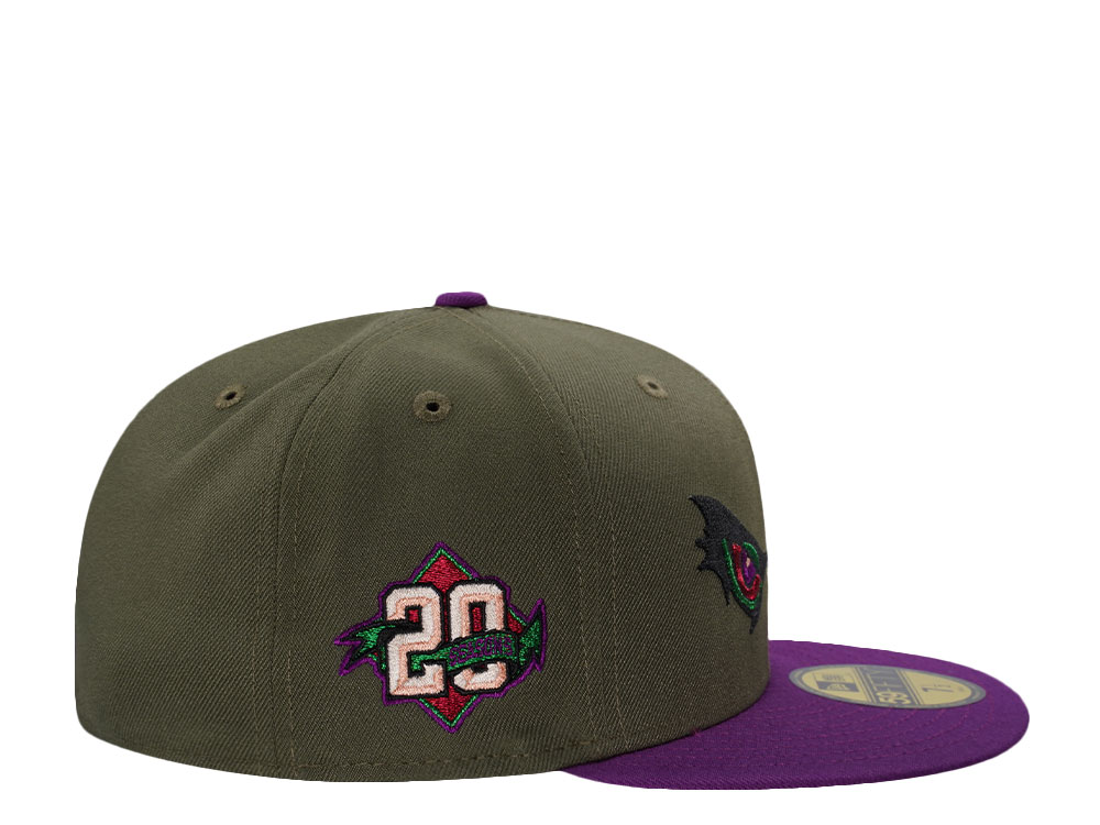 New Era Dayton Dragons 20 Seasons Olive Two Tone Edition 59Fifty Fitted Hat