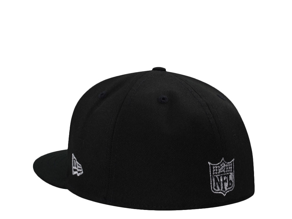 New Era Oakland Raiders Super Bowl XI Black Metallic Prime Edition  59Fifty Fitted Hat