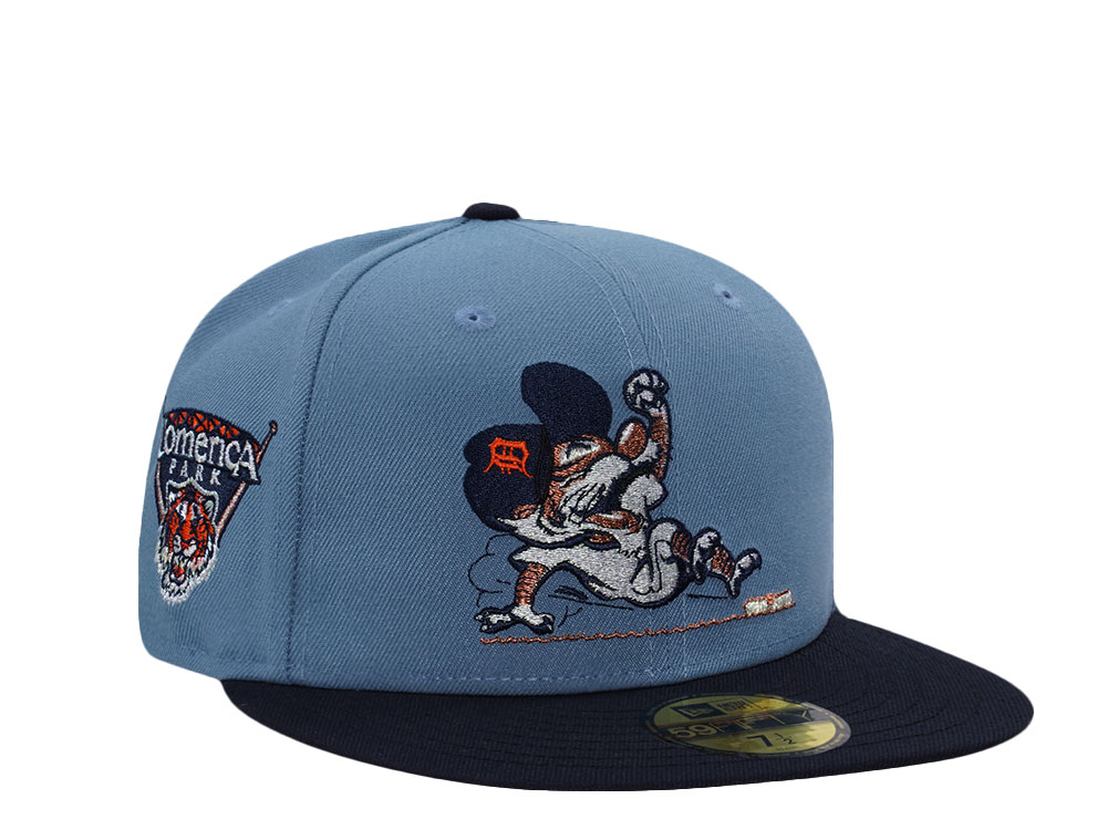 New Era Detroit Tigers Comerica Park Faded Blue Two Tone Edition 59Fifty Fitted Hat