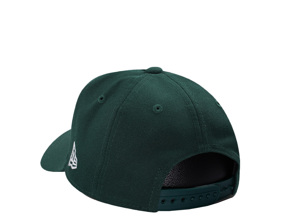 New Era Los Angeles Dodgers Back to Back Champions Flame Rose Dark Green Prime Edition 9Forty A Frame Snapback Hat