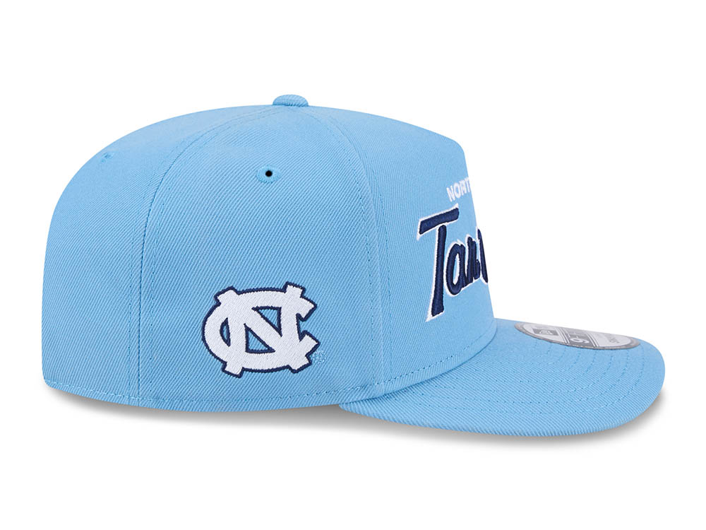 New Era North Carolina Tar Heels Blue 9Fifty A Frame Snapback Hat