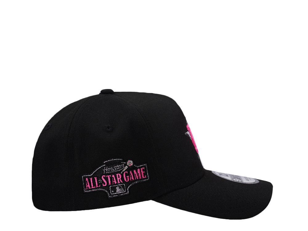 New Era Houston Astros All Star Game 2004 Pink Glow Black Prime Edition 9Forty A Frame Snapback Hat