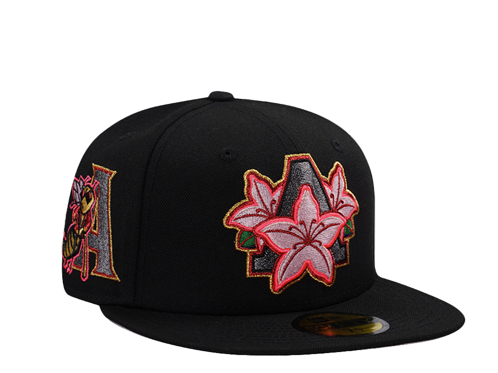 New Era Augusta Green Jackets Pink Black Prime Edition 59Fifty Fitted Hat