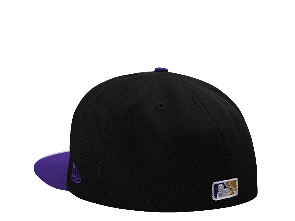 New Era Lynchburg Hill Cats Carolina League Black Prime Edition 59Fifty Fitted Hat