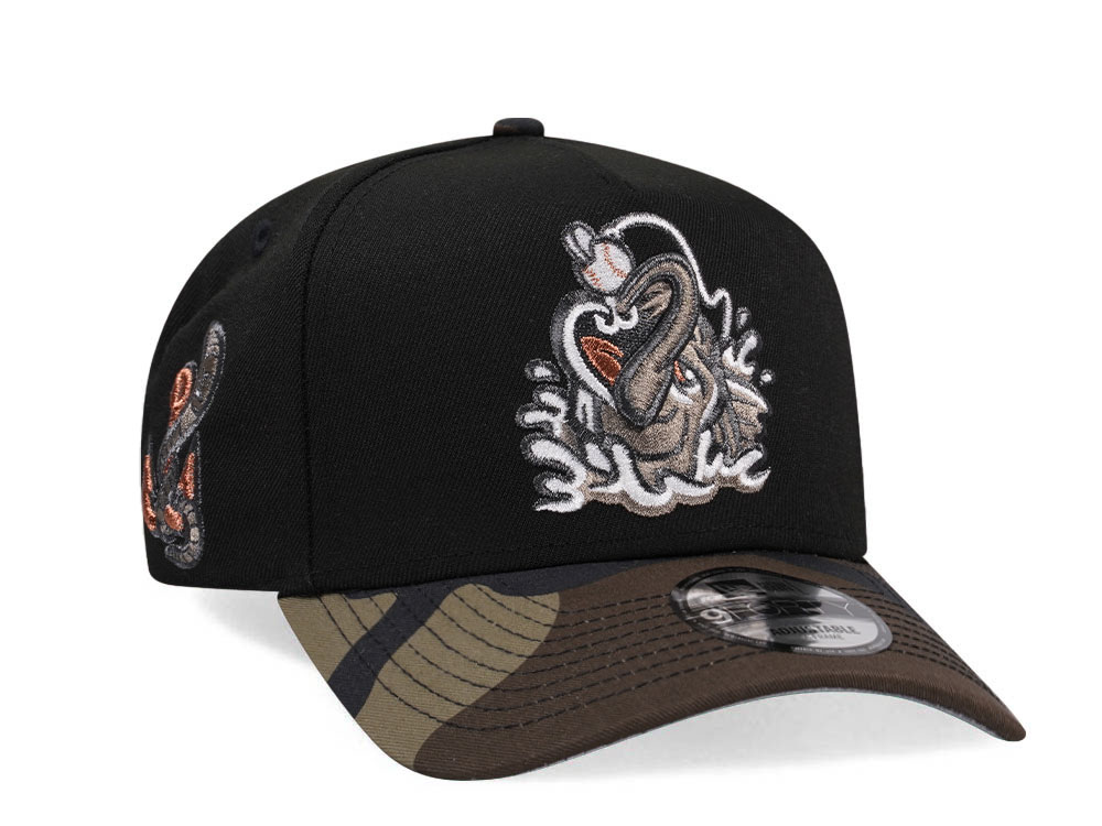 New Era Gwinnett Stripers Camo Two Tone Edition 9Forty A Frame Snapback Hat