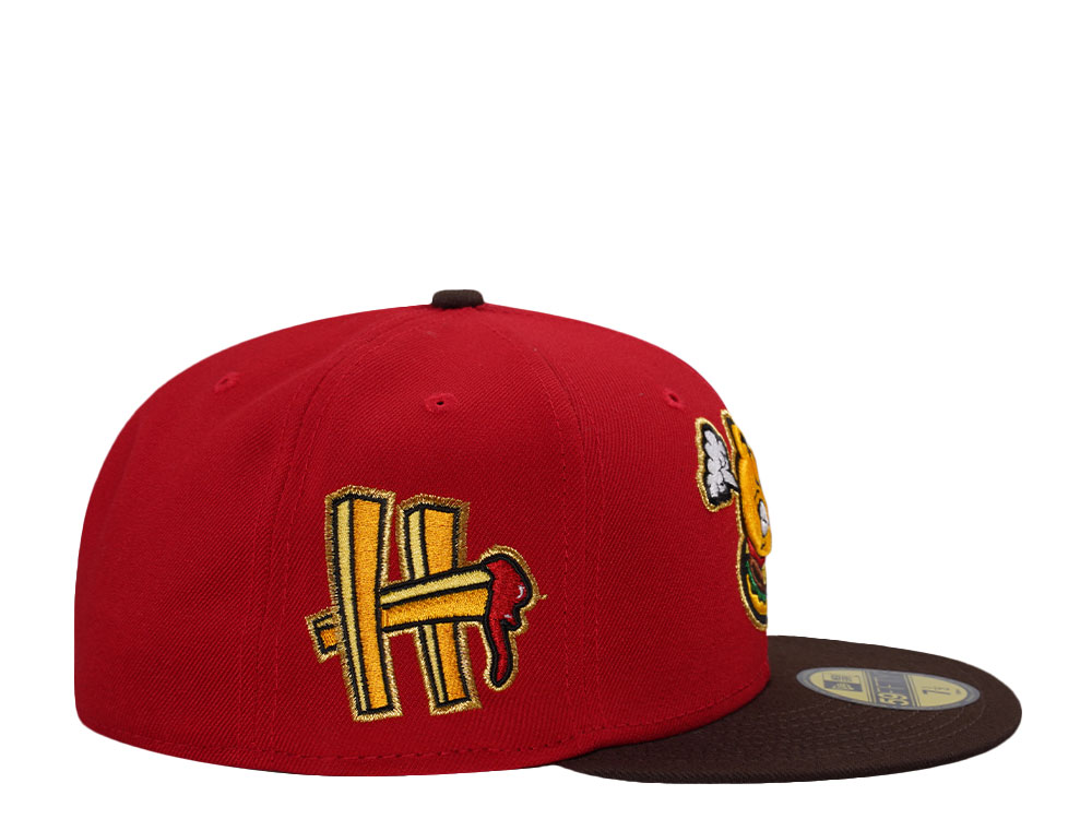 New Era Hartford Yard Goats Steamed Burger Two Tone Edition 59Fifty Fitted Hat