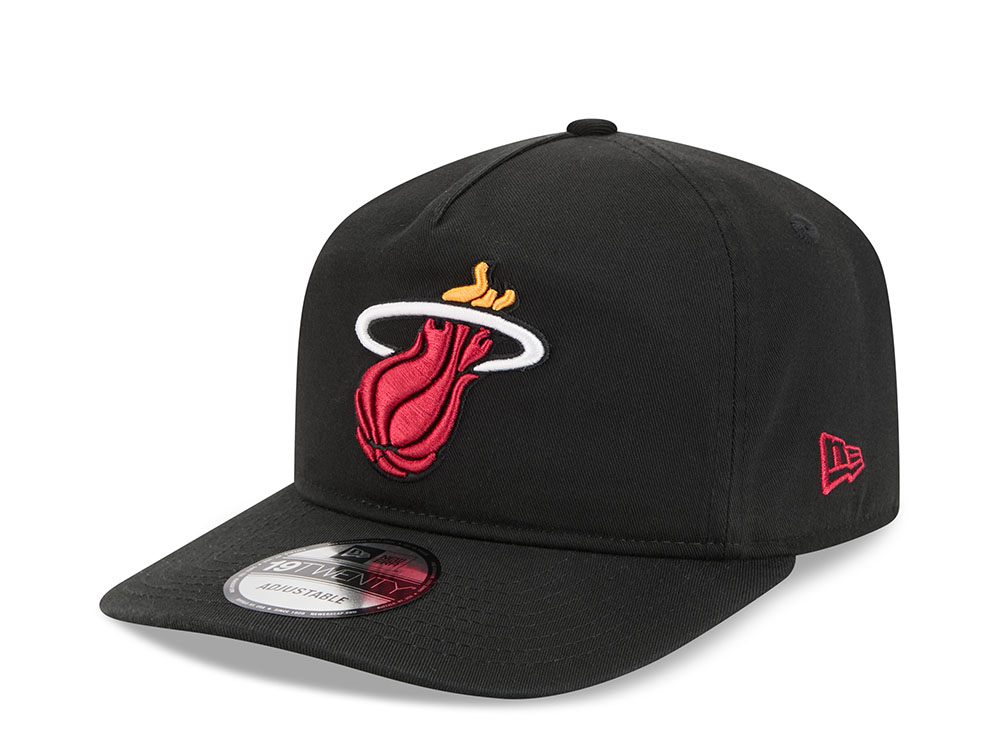 New Era Miami Heat Black Classic 19Twenty Snapback Hat