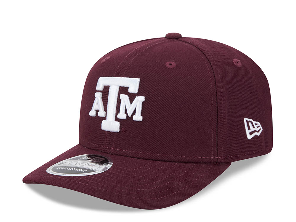 New Era Texas A&M Aggies Maroon 9Seventy Stretch Snapback Hat