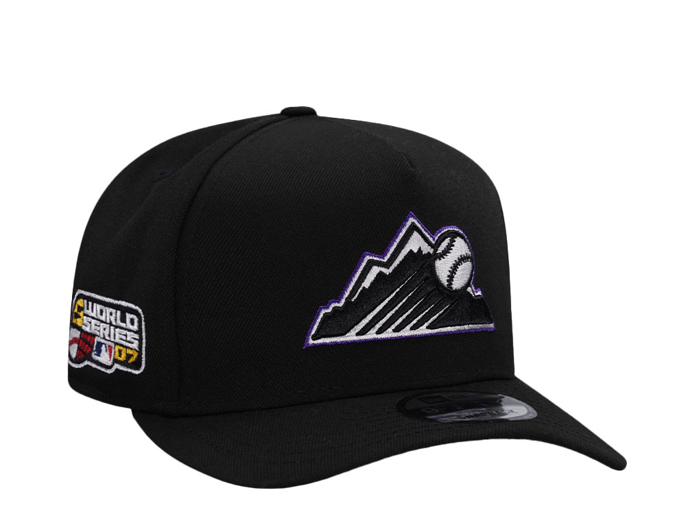 New Era Colorado Rockies World Series 2007 Edition 9Fifty A Frame Snapback Hat