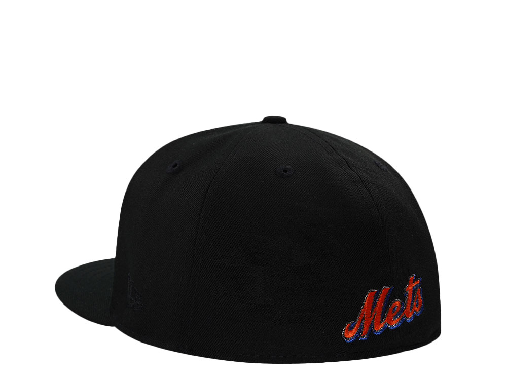New Era New York Mets Shea Stadium Black Prime Edition 59Fifty Fitted Hat