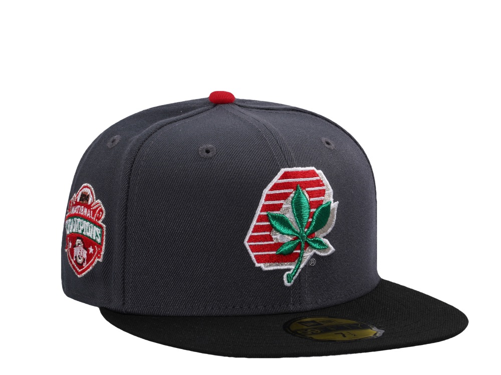 New Era Ohio State Buckeyes Dark Grey Two Tone Edition 59Fifty Fitted Hat