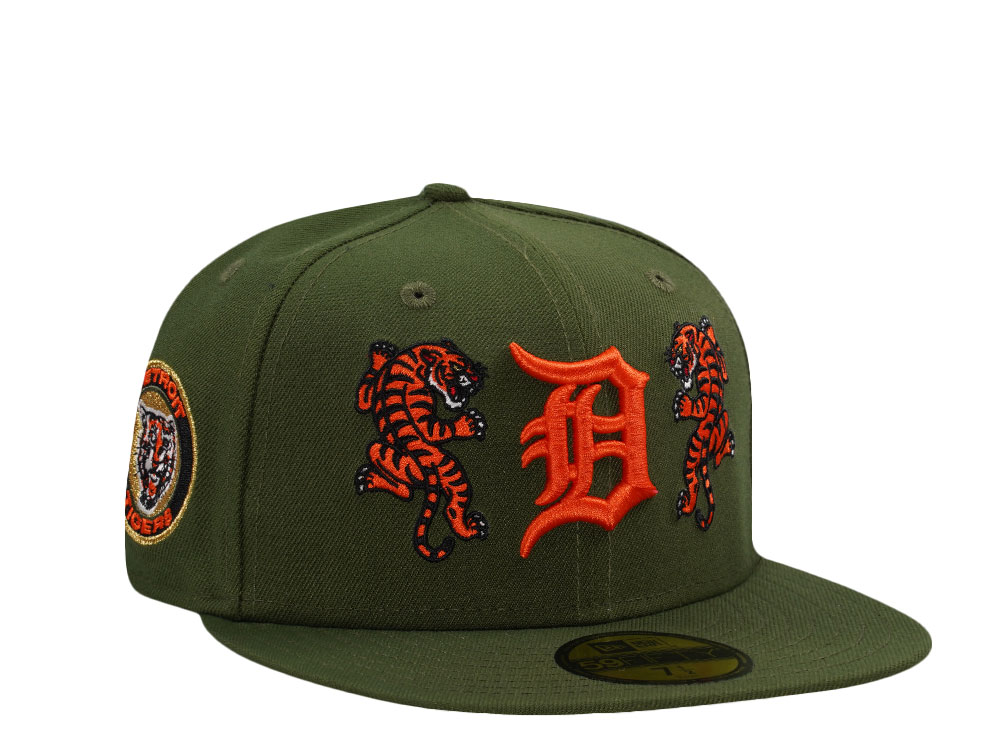 New Era Detroit Tigers Rifle Green Metallic Prime Edition 59Fifty