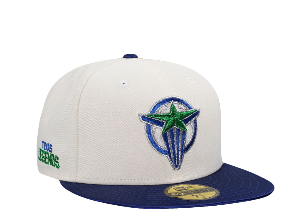 New Era Texas Legends Chrome Satin Brim Edition 59Fifty Fitted Hat