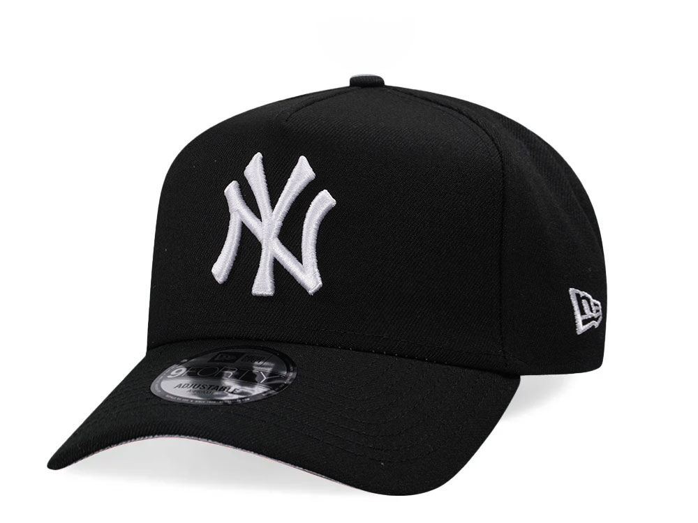 New Era New York Yankees Black Classic 9Forty A Frame Snapback Hat