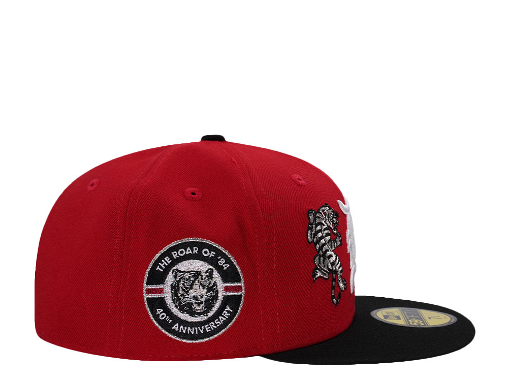 New Era Detroit Tigers 40th Anniversary Scarlet Two Tone Edition 59Fifty Fitted Hat