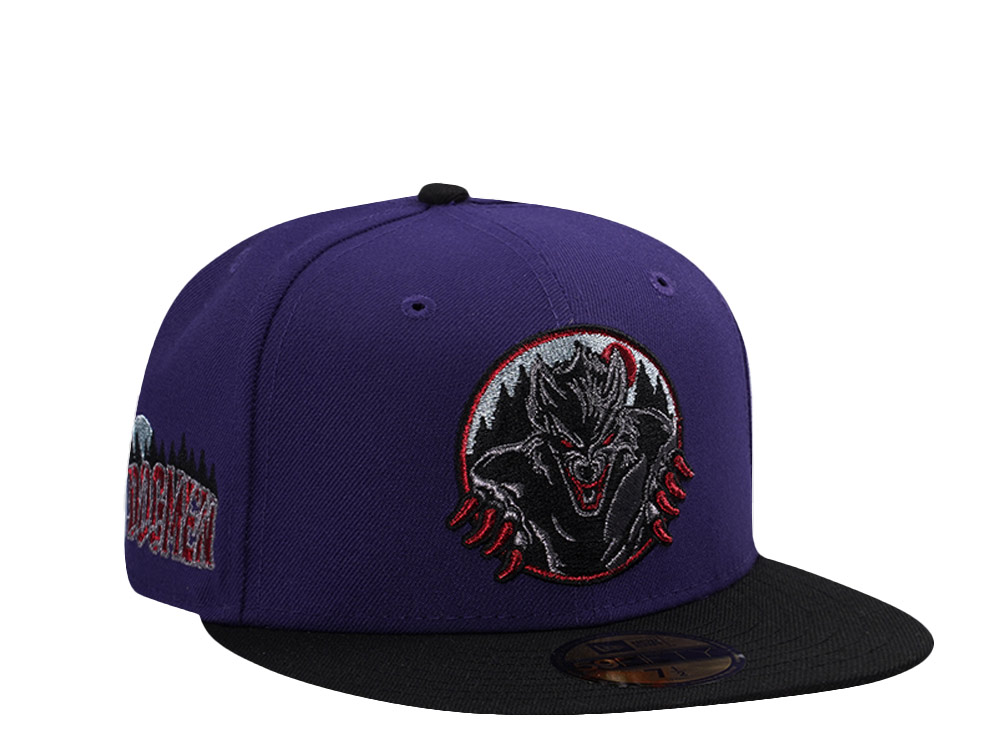 New Era Great Lakes Loons Purple Two Tone Edition 59Fifty Fitted Hat