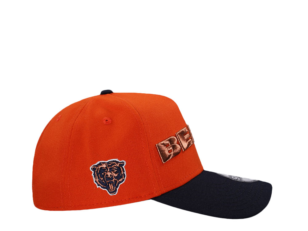 New Era Chicago Bears Orange Copper Two Tone 9Forty A Frame Snapback Hat