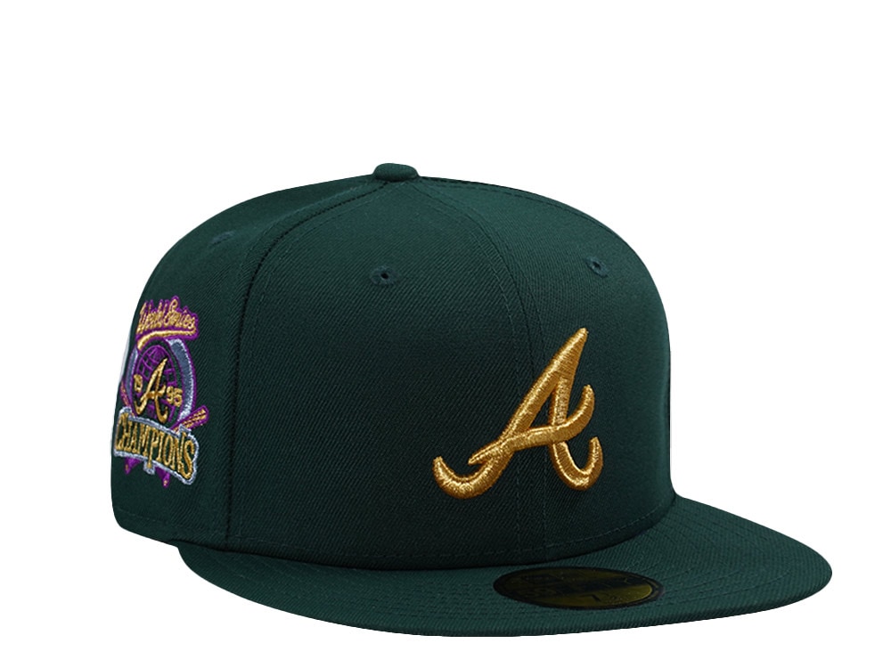 New Era Atlanta Braves World Series 1995 Dark Green Prime Edition 59Fifty Fitted Hat