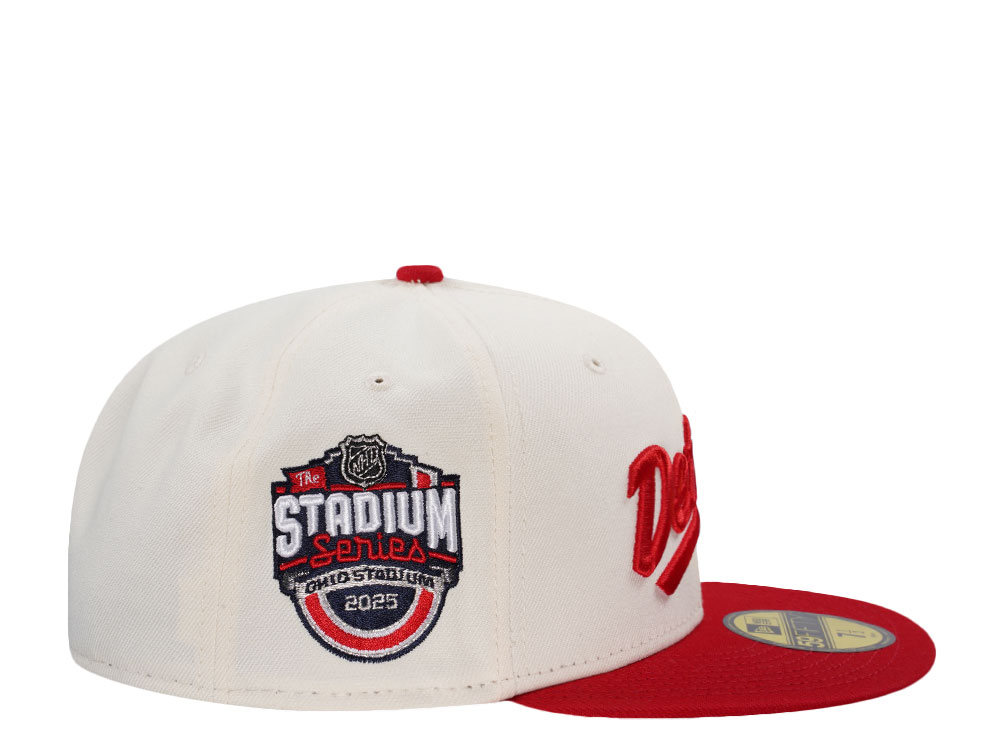 New Era Detroit Red Wings Stadium Series 2025 Chrome Two Tone Edition 59Fifty Fitted Hat