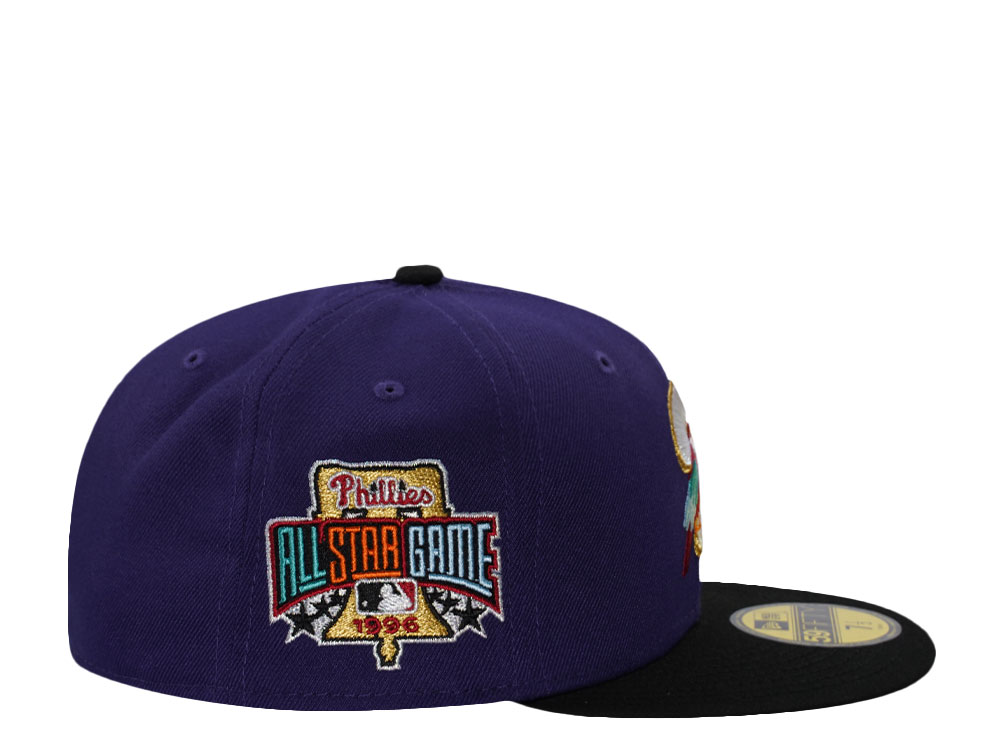 New Era Philadelphia Phillies All Star Game 1996 Purple Two Tone Edition 59Fifty Fitted Hat
