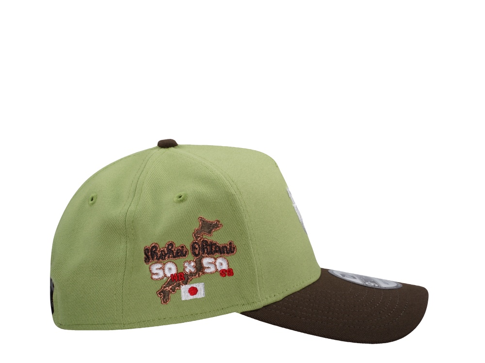 New Era Los Angeles Dodgers Ohtani Matcha Two Tone Edition 9Forty A Frame Snapback Hat
